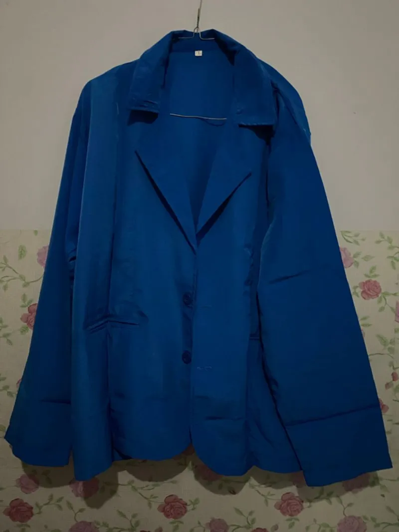 Blazer biru photo 1