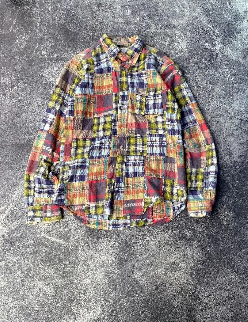 Vintage Flanel Indian Madras photo 1