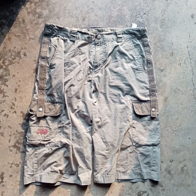 Vintage Streetwear Short Pria green brown photo 1