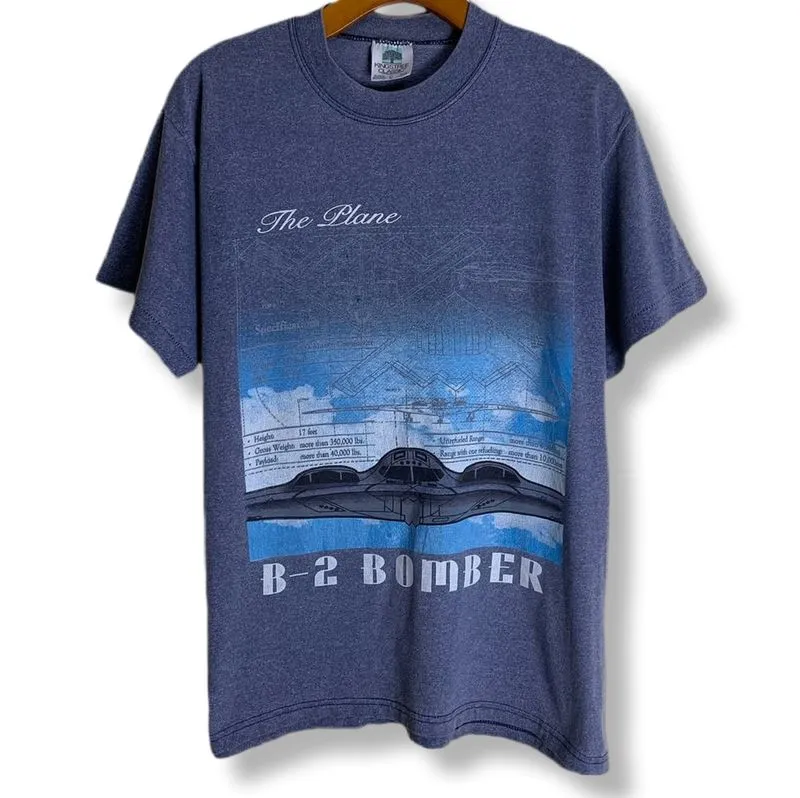 VINTAGE THE PLANE B - 2 BOMBER BY KINGSTREE CLASSIC T-SHIRT  photo 1