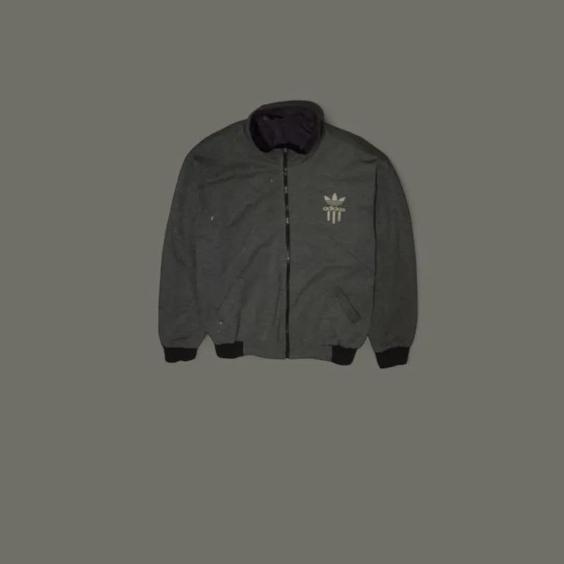 Adidas Vintage Streetwear Casual shirt Pria gray photo 1