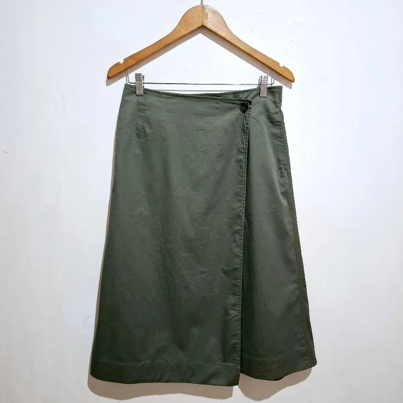 Skirt UNIQLO Lilit Army Green (L) photo 1