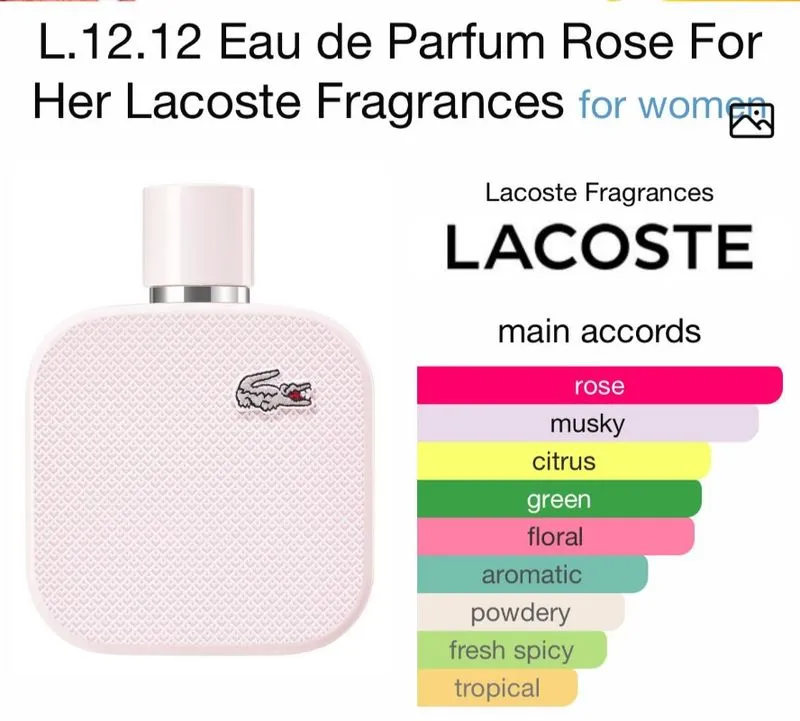 EDP Rose Lacoste photo 1
