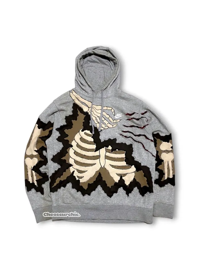 Rework Nike Hoodie Scratch photo 1