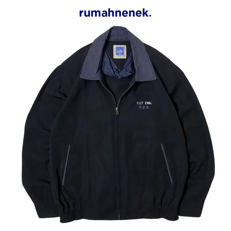 Vintage Y2K Windbreaker Pria black photo 1