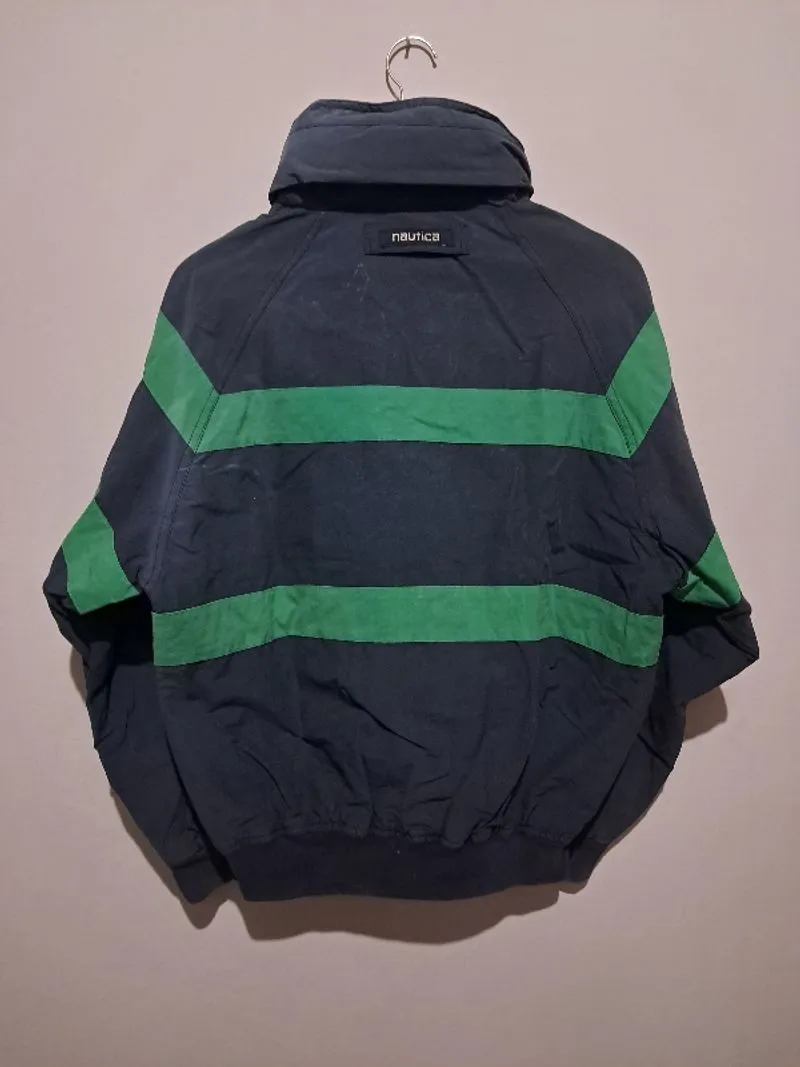Jacket Vintage 90s Nautica Challenge Blue Green photo 1