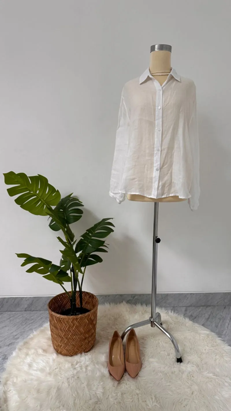 Preloved Herell Linen Top - TP0170 photo 1