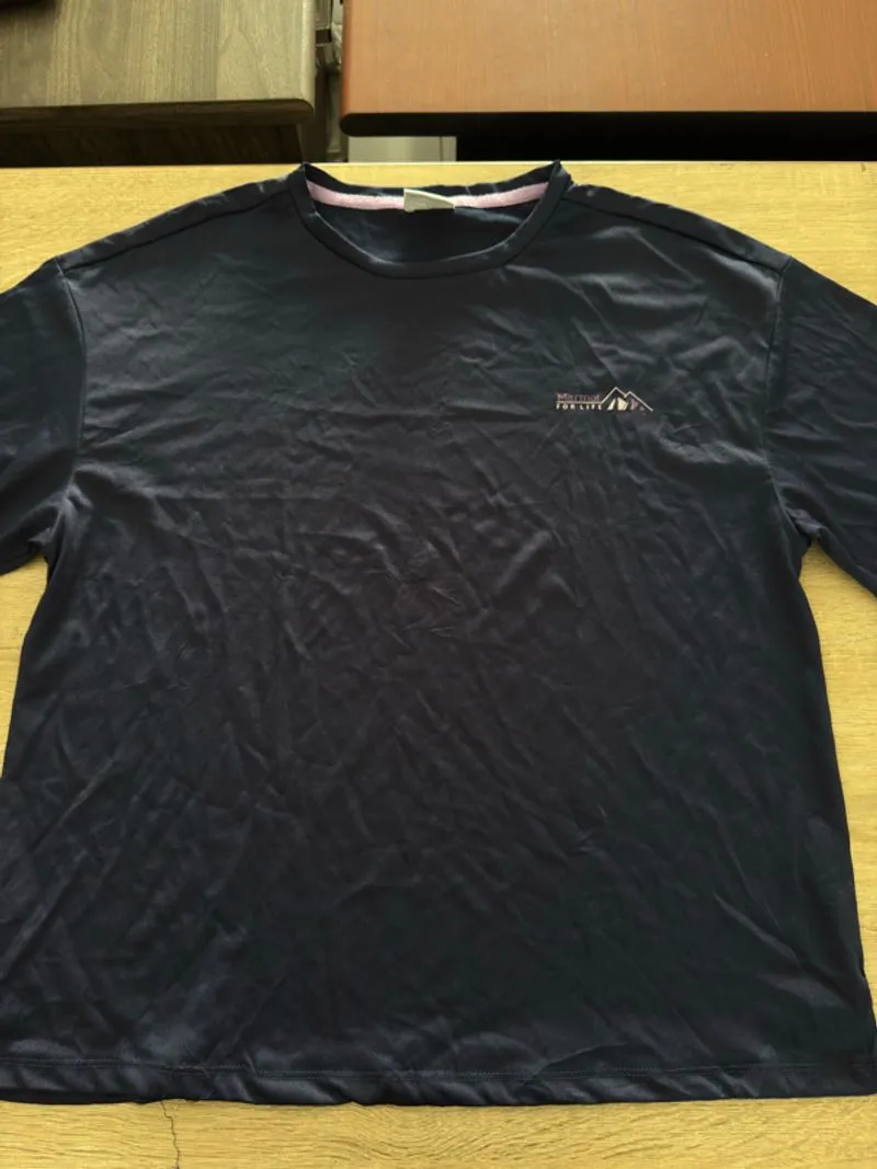 Kaos Marmot Outdoor Baselayer Blue Kaos Gunung Outdoor Trekk photo 1