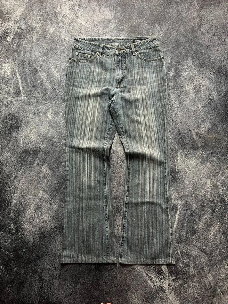 Valman y2k Flare denim pant not tornado mart photo 1