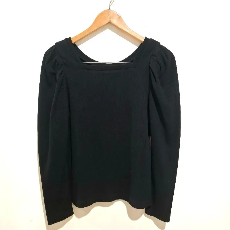 T Shirt GU by UNIQLO Knit Baloon Black (L) photo 1