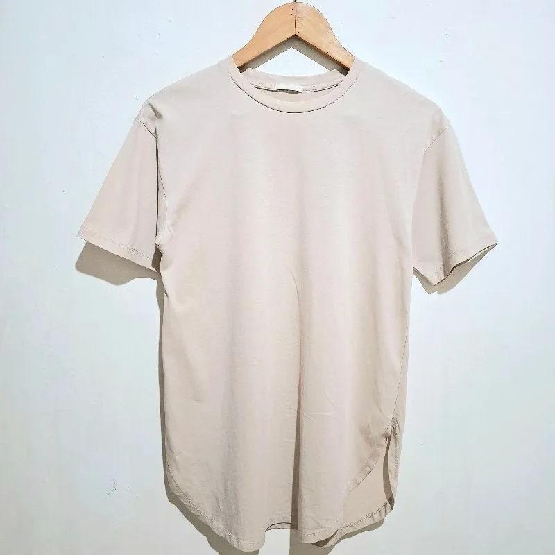 T Shirt GU by UNIQLO Basic Light Cream (S) photo 1