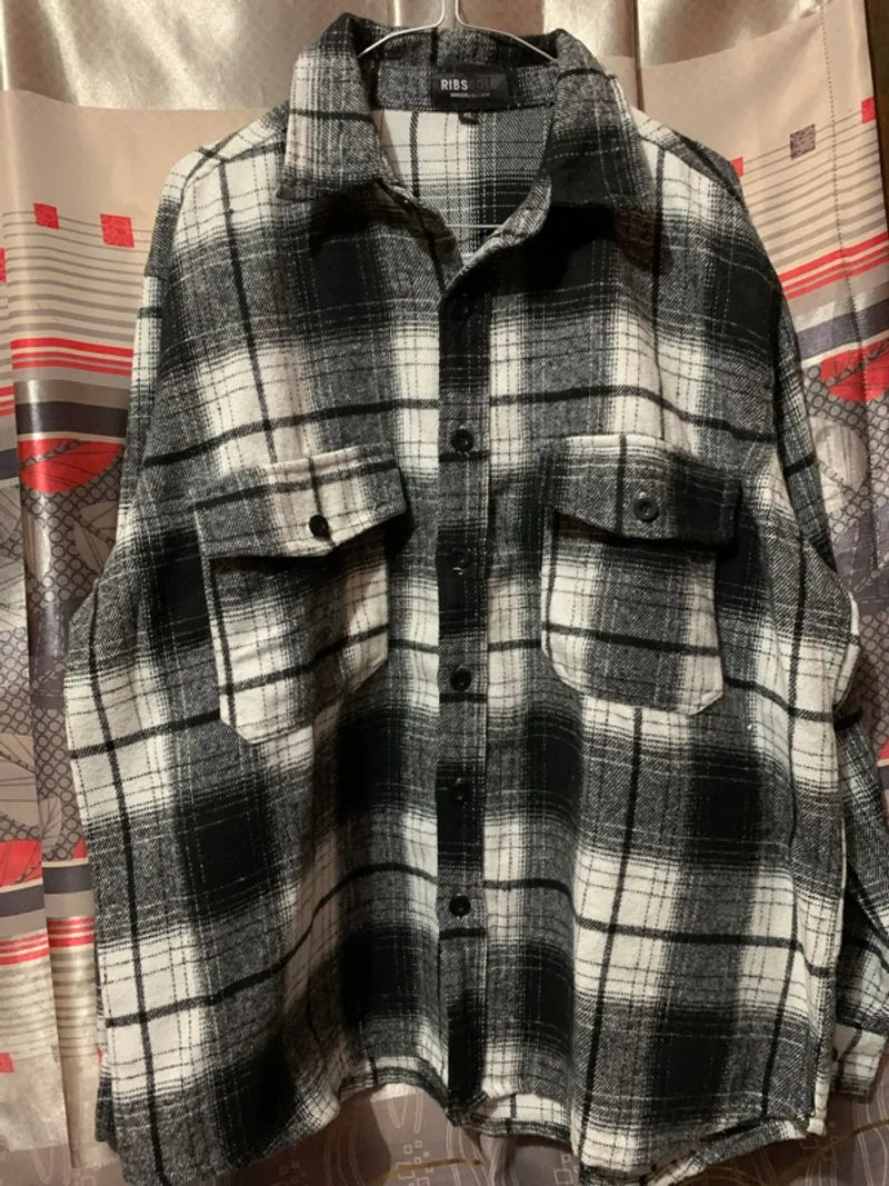 Flanel vintag y2k Veterano Wol Ribsgold original photo 1