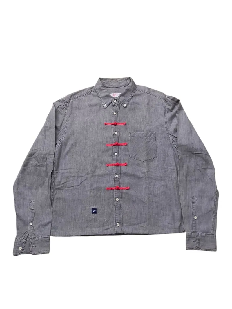 8seconds Reworked Y2K Casual shirt Pria gray photo 1