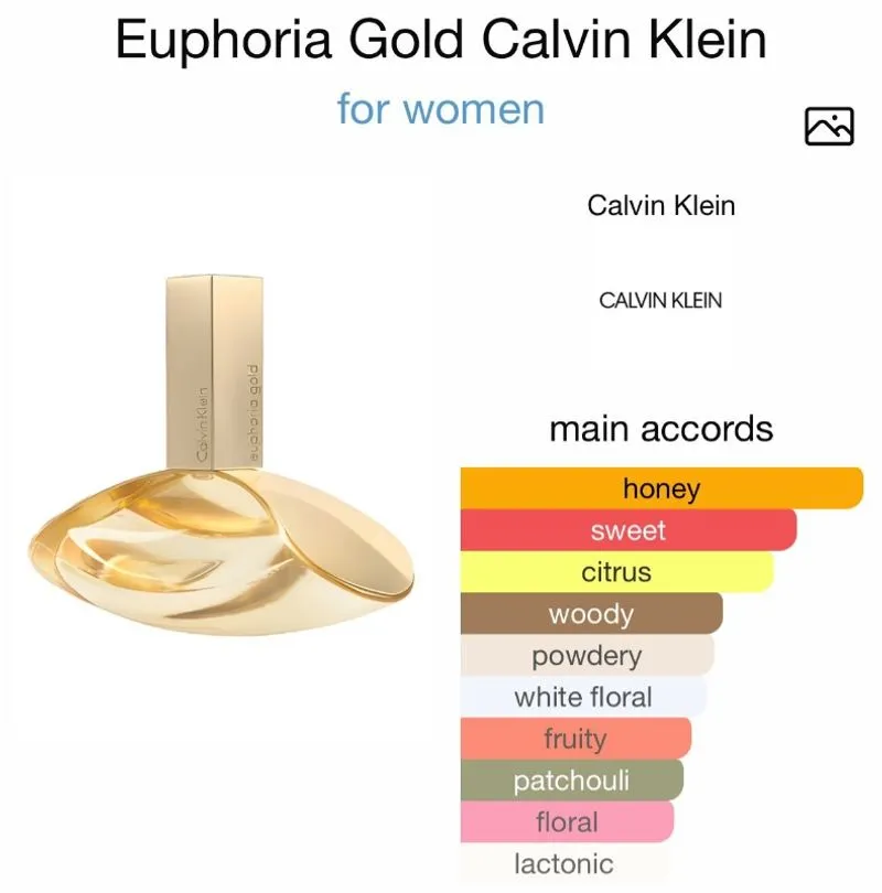 Euphoria Gold CK photo 1