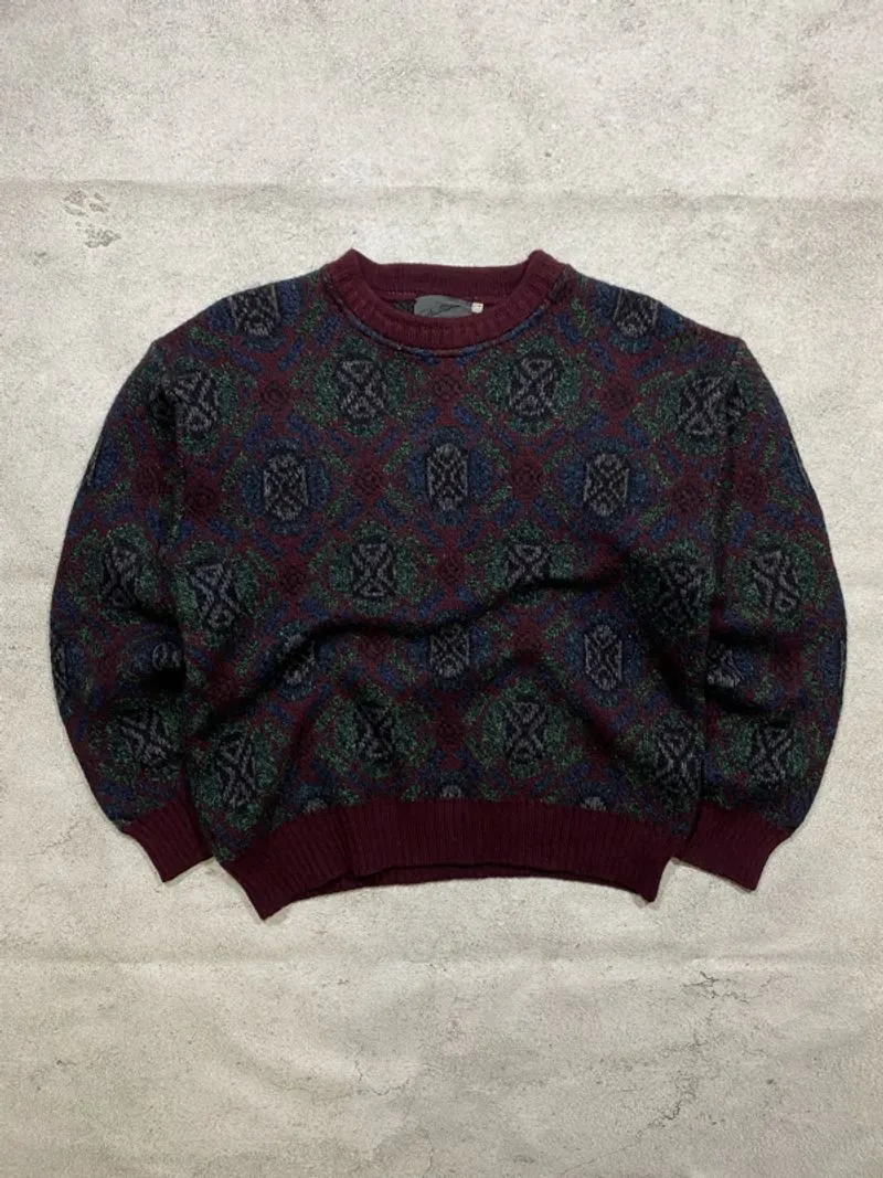 KNITWEAR BOXY PATTERN VINTAGE photo 1