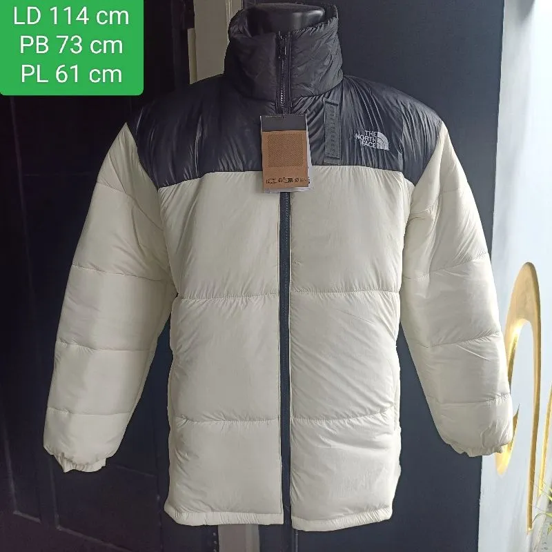 TNF Jaket mantel  puffer jacket putih size XXL photo 1