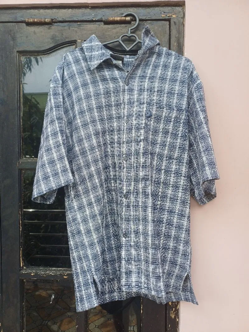 Vintage grind skateboart plaid shirt photo 1