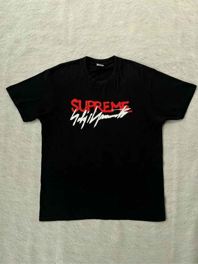 SUPREME YOHJI YAMAMOTO TEE BLACK FW20 photo 1