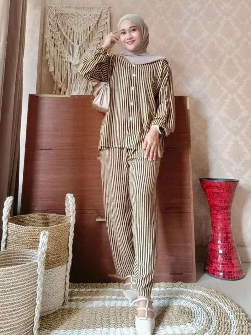 Babydol Celana Panjang Lengan Panjang Bahan Rayon Premium photo 1