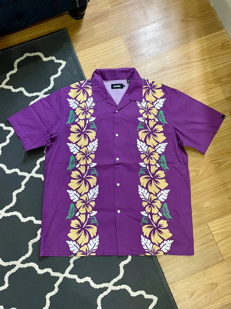 XLARGE Casual shirt Pria purple photo 1