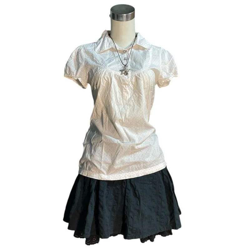 fitted polka shirt photo 1