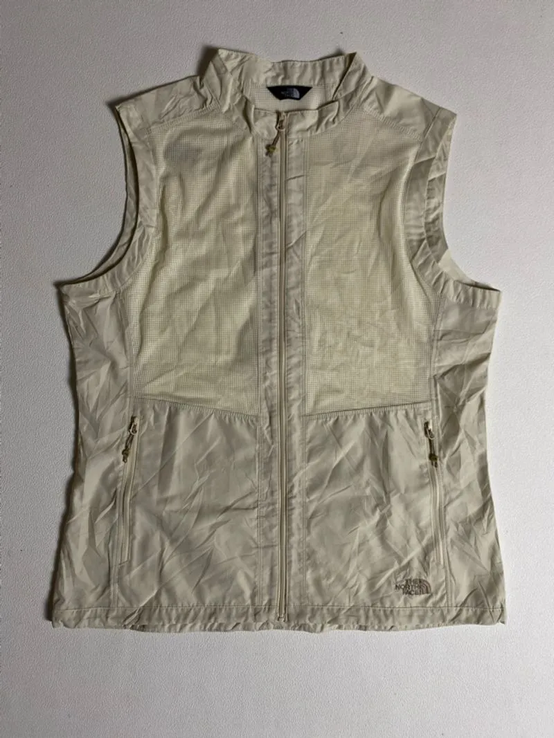 The North Face mesh vest beige, fishing vest photo 1