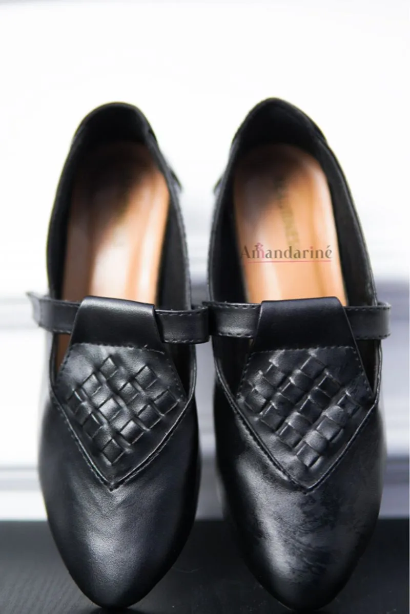 🖤 Sepatu Hak Chunky Mary Jane Hitam 🖤 photo 1