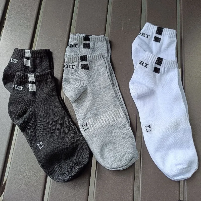 Paketan 3 pcs kaus kaki olahraga kaus kaki pendek photo 1
