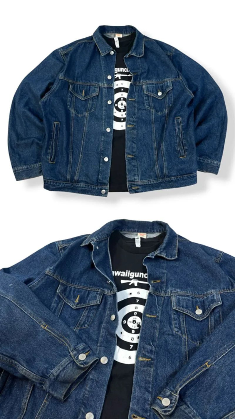 Blue Denim Jacket Jpn 90s united athle photo 1