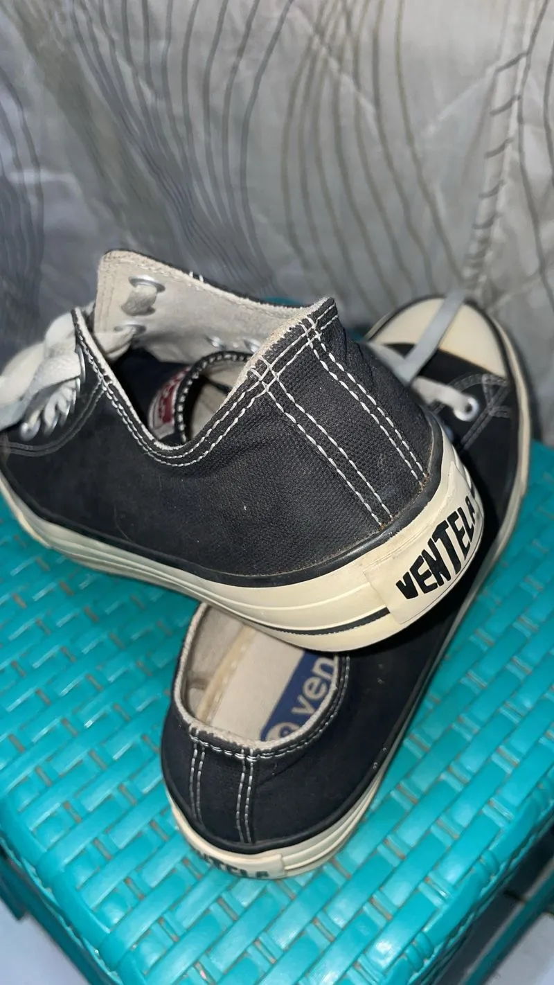 Ventela Casual Coquette Sneakers Wanita white black photo 1