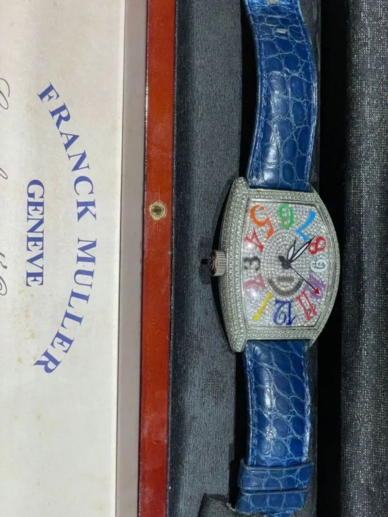 Franck Muller Swarovski colorful *miror quality photo 1