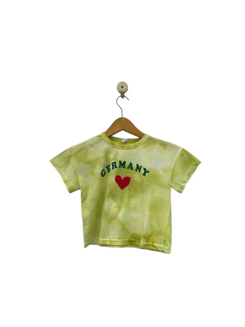 Indie Casual T-shirt Wanita green photo 1