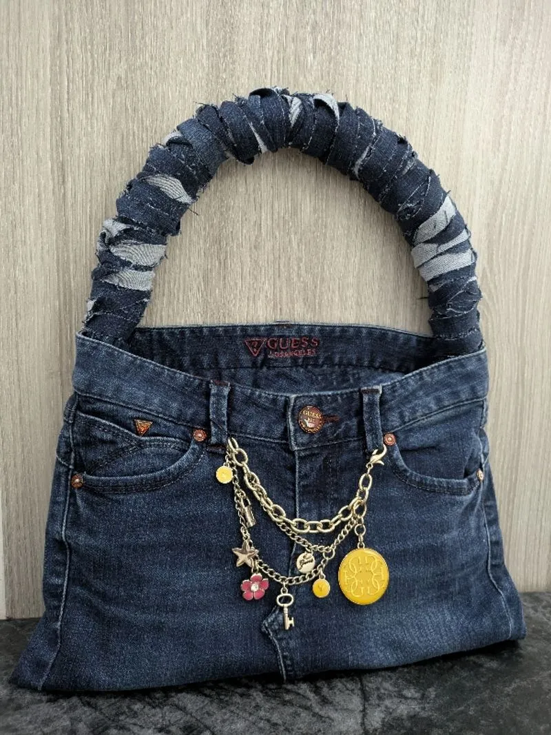 REWORKED BAG FROM ORIGINAL GUESS JEANS  photo 1
