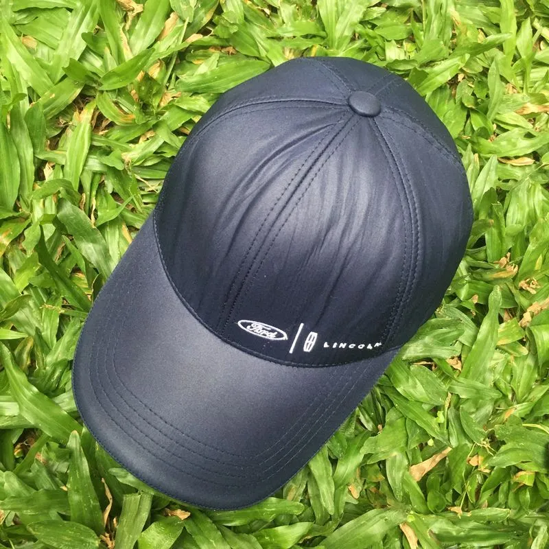 topi biru bahan satin bordir Ford Lincoln photo 1