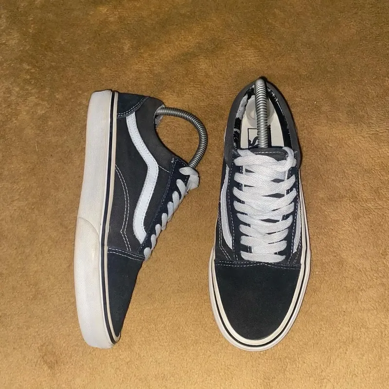 VANS Skater Sneakers Pria white black photo 1