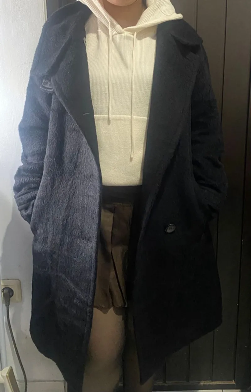 Long Coat Alpaca Blend Korean brand ZOOC photo 1