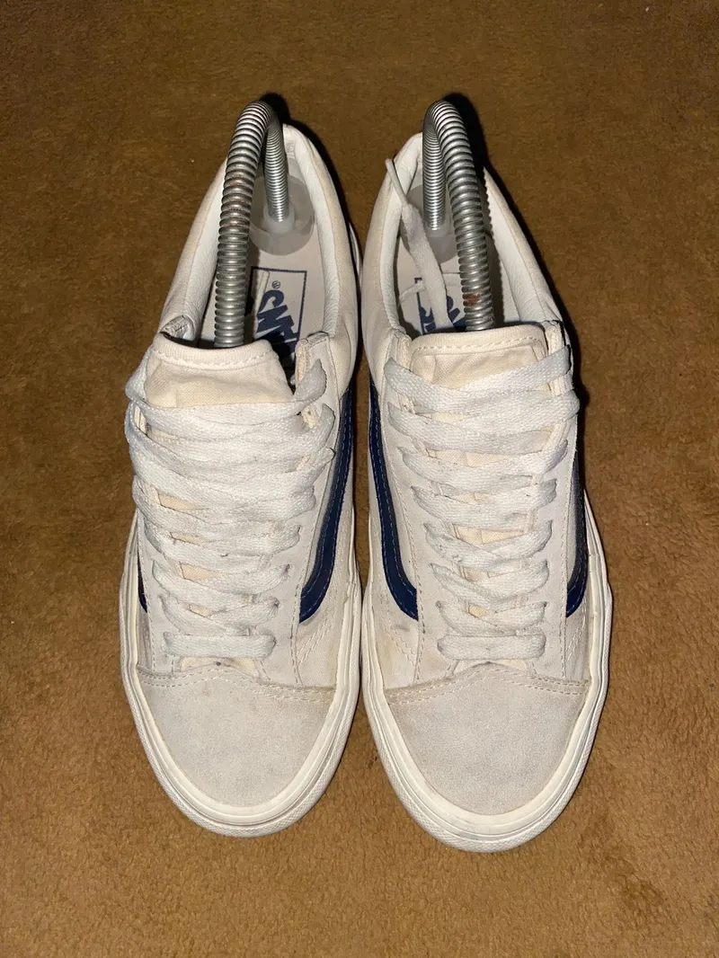 VANS Skater Casual Sneakers Pria white black photo 1