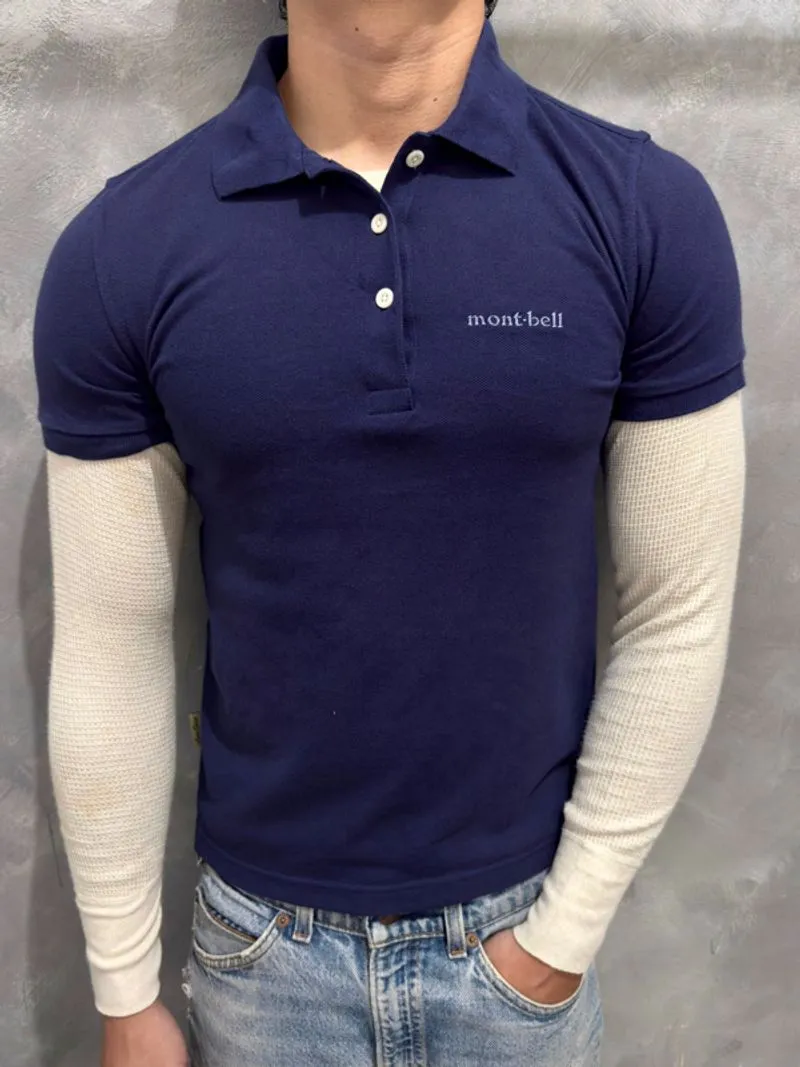 MontBell Fitted Polo Y2K photo 1