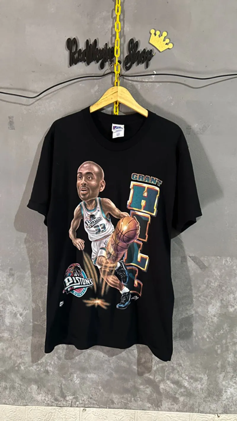 Kaos Vintage 90s Grant hill cartoon by Pro Player photo 1