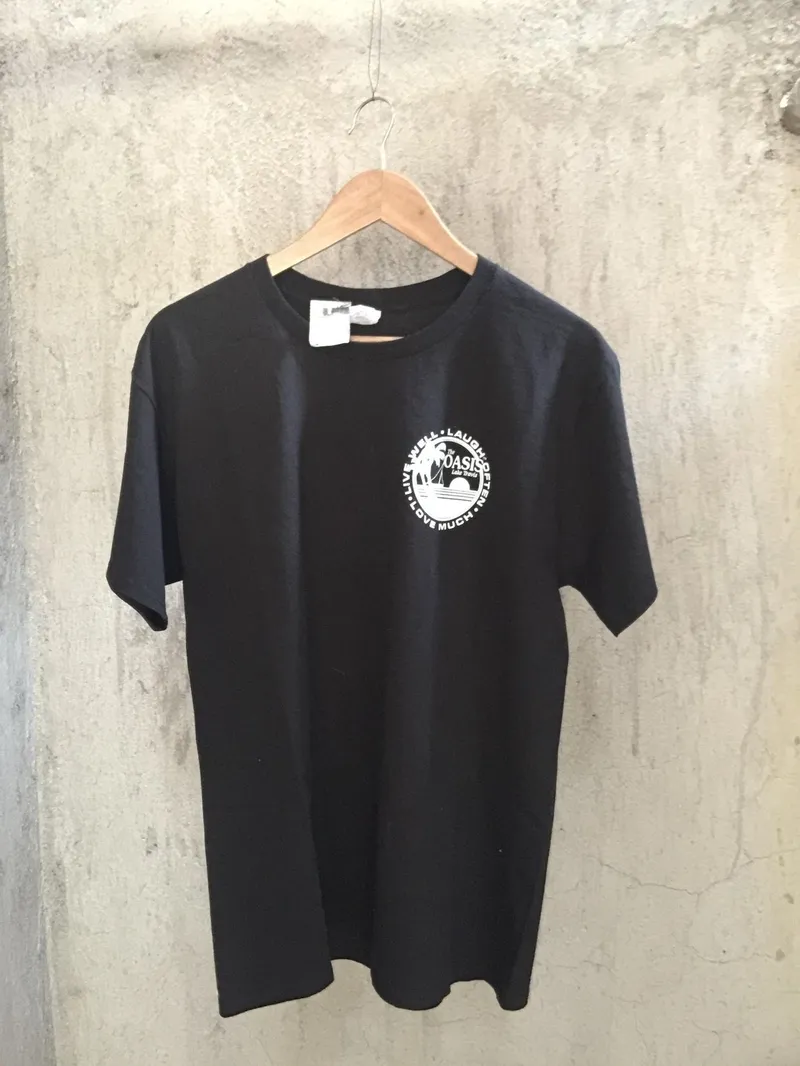 Hanes Vintage T-shirt Pria white black photo 1