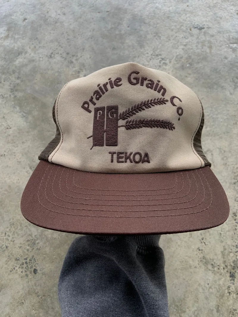 Vintage Streetwear Hat Pria brown photo 1