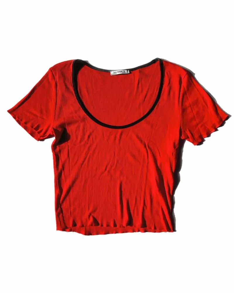 ⭐️RED ZARA TEE⭐️ photo 1