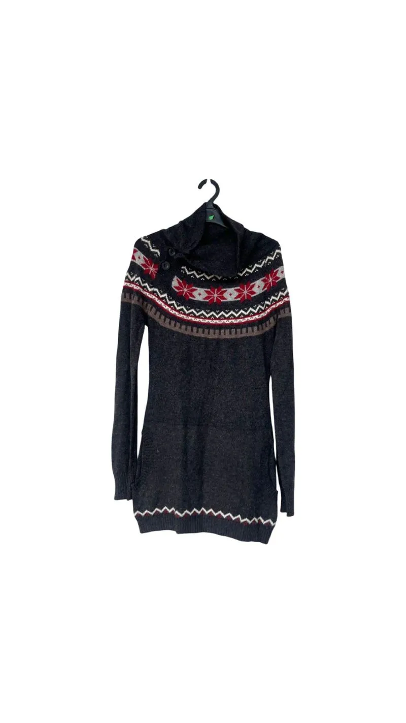 Fox The Urban Collection - Red White Knit Winter Sweater photo 1