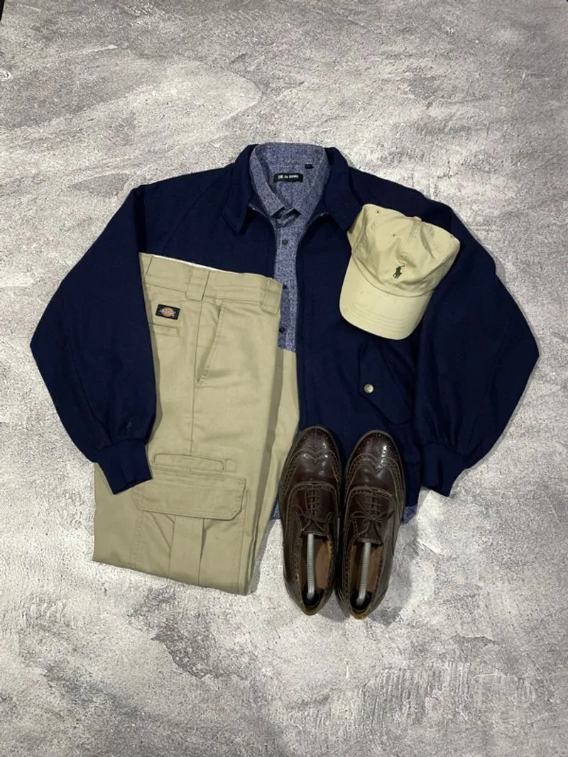harrington jacket dickies cargo shirt topi polo oxford photo 1