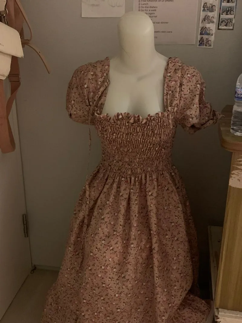Dress flower serut photo 1