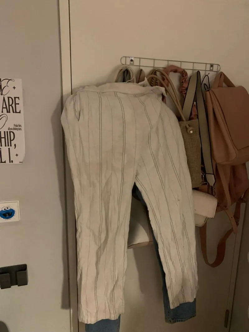 Striped White Pants photo 1