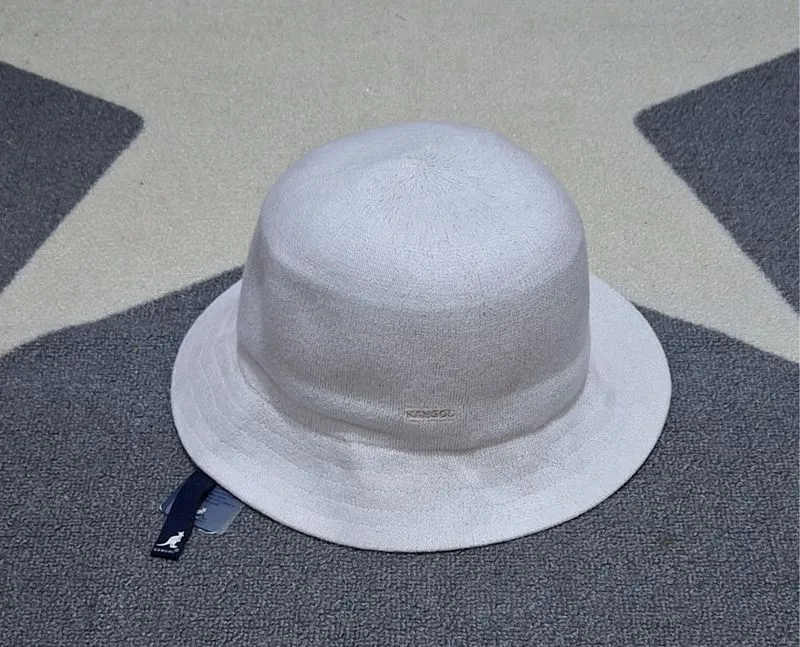 Topi fedora bucket hat kangol putih white bekas second seken photo 1