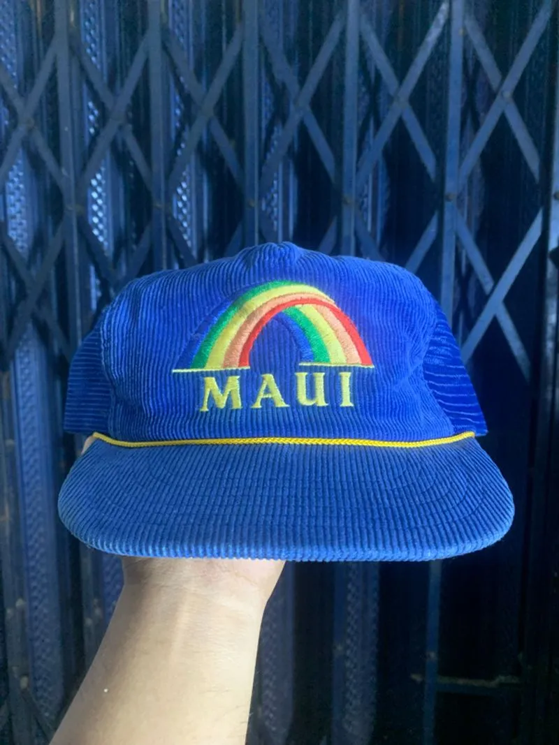 Vintage Trucker Hats Maui Rainbow photo 1