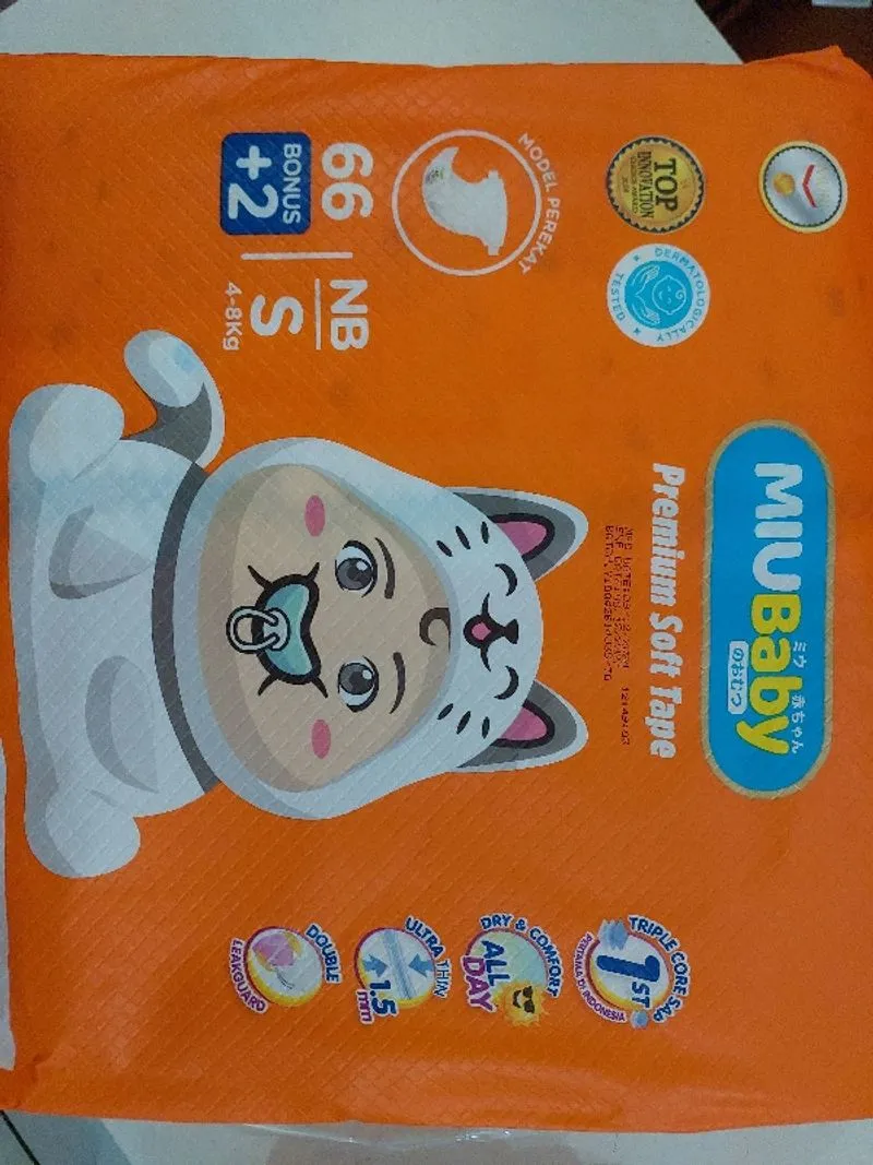 Pampers Miubaby size Newborn / 4-8kg photo 1