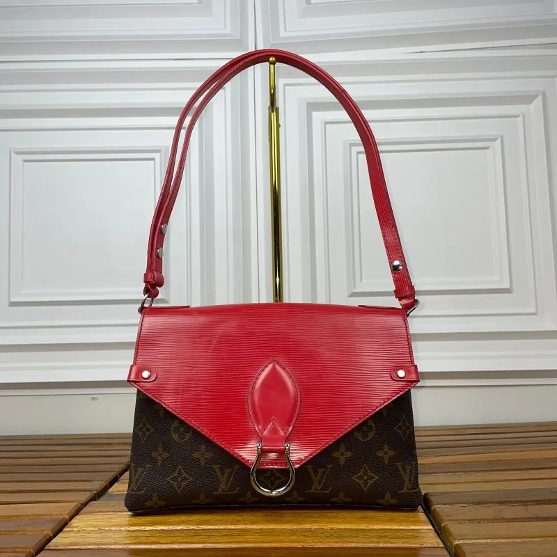 Louis Vuitton LV Monogram Epi Saint Michel Coquelicot Shoul photo 1